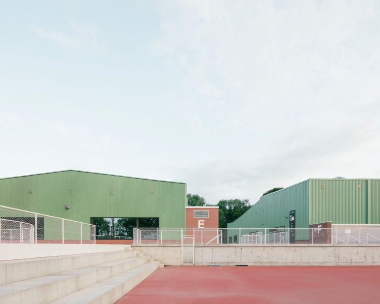 Centre sportif, Loverval, Label architecture © Stijn Bollaert
